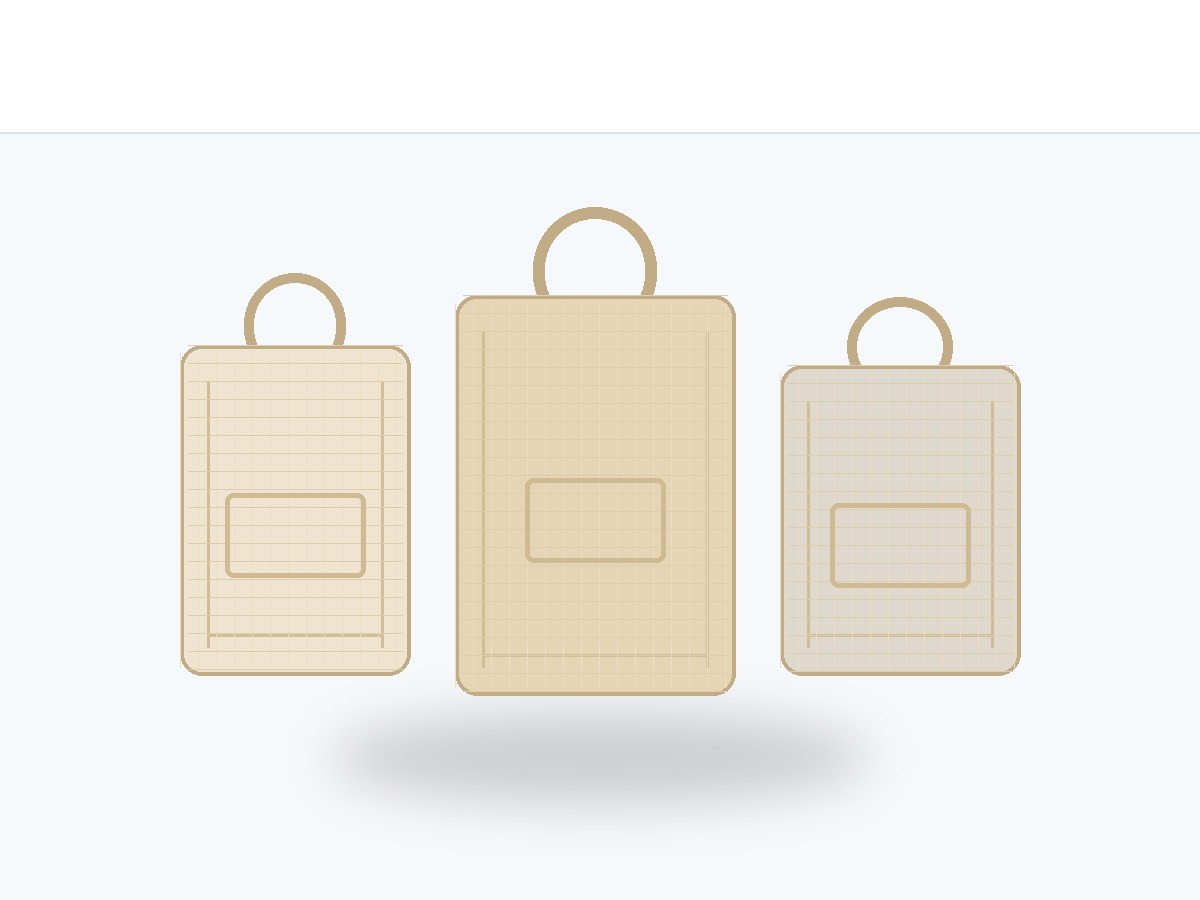 Blank canvas tote bag options