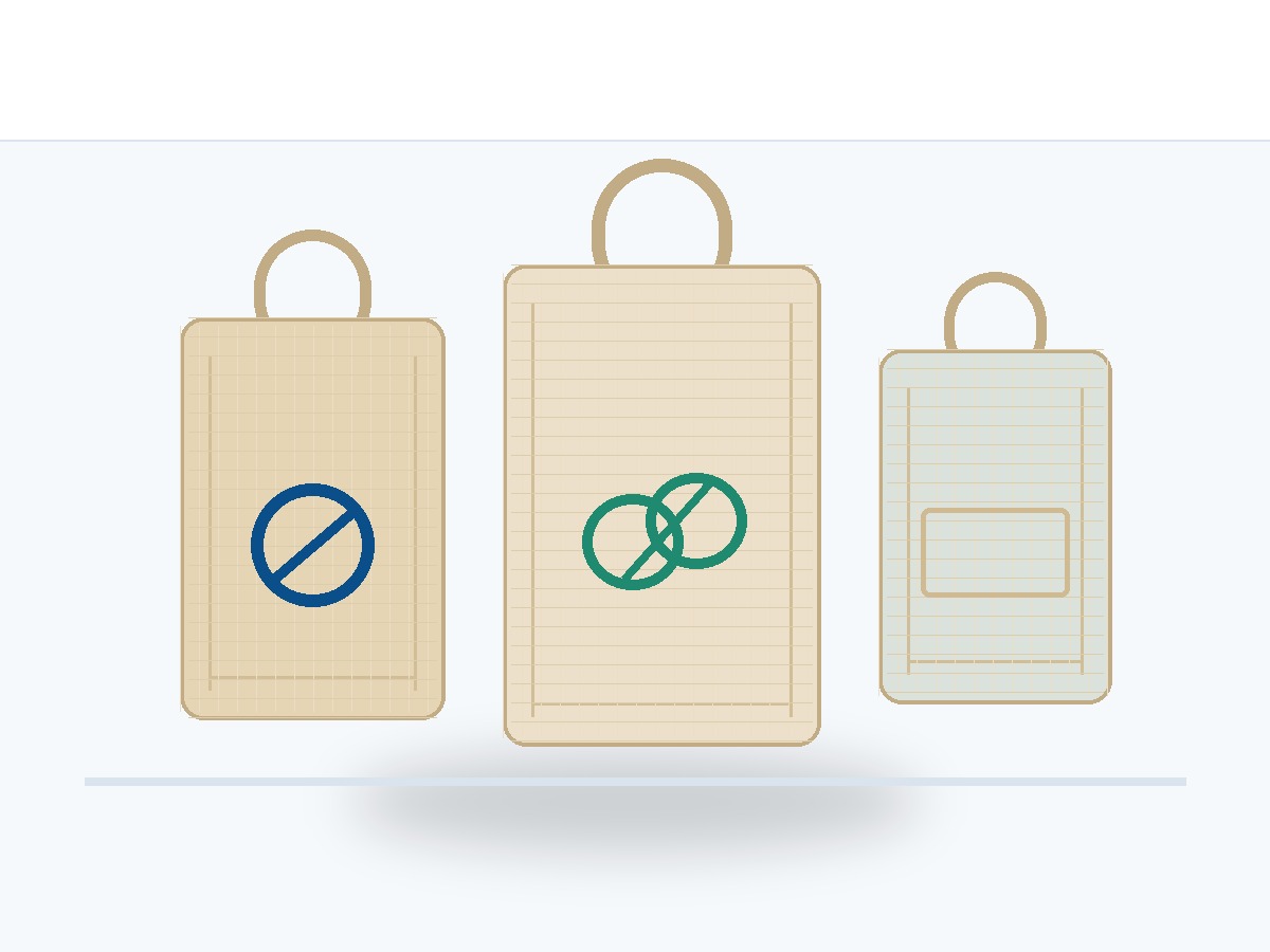 Custom canvas bag quote and product range