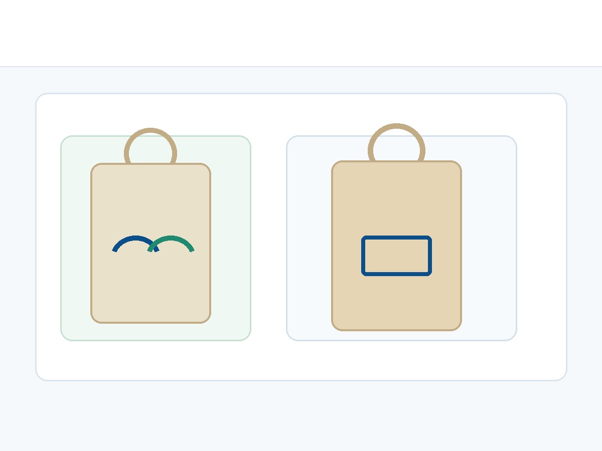 Organic cotton tote bags